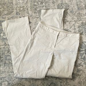 Express vtg split hem 3/4 short khaki flare pants